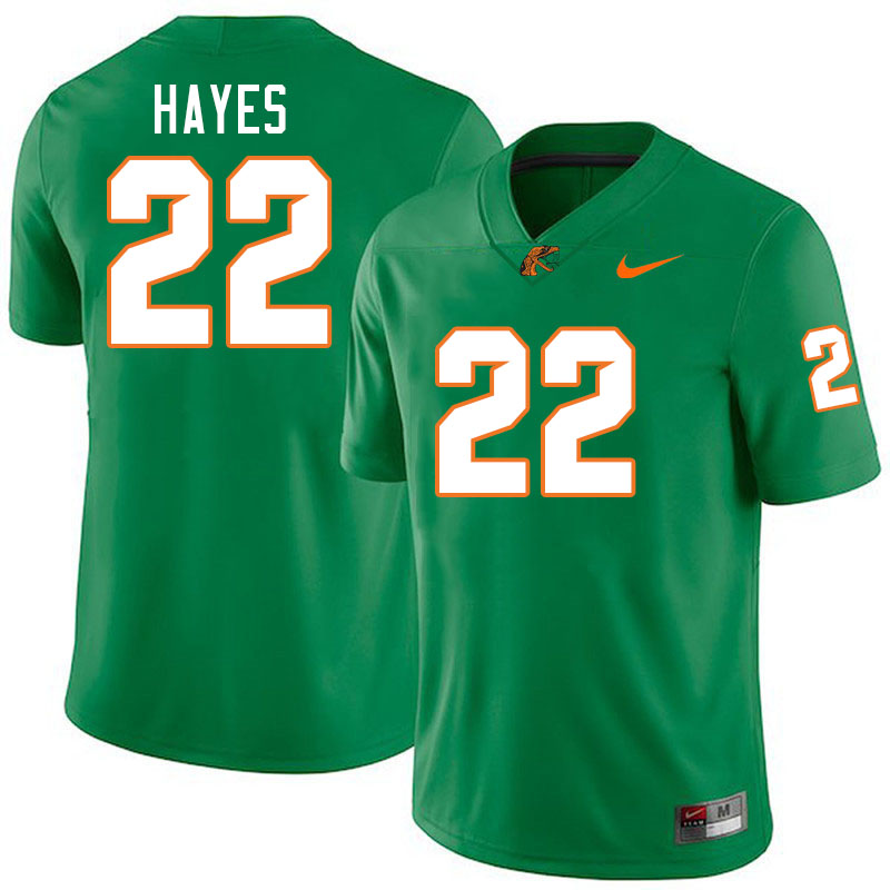 Florida A&M Rattlers #22 Bob Hayes College Football Jerseys,Uniforms-Green